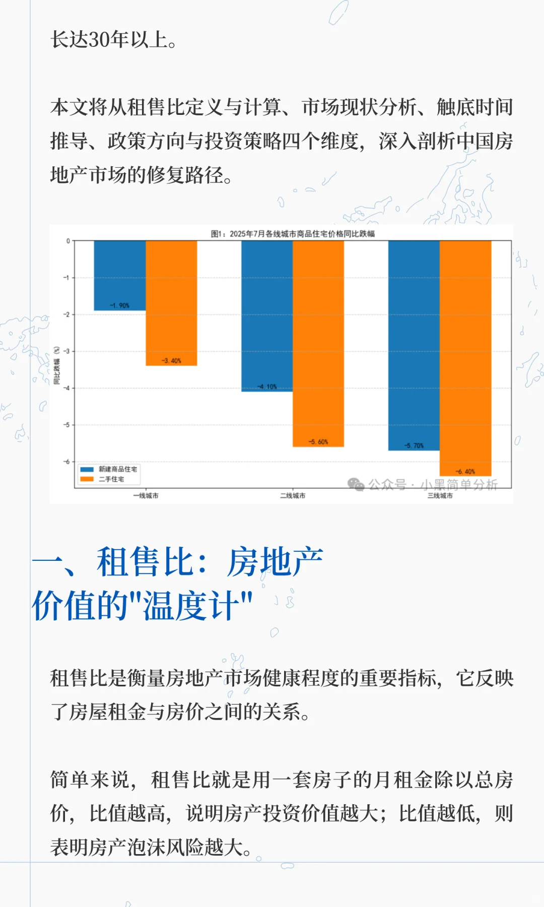租赁比视角下的房地产市场预测和投资分析