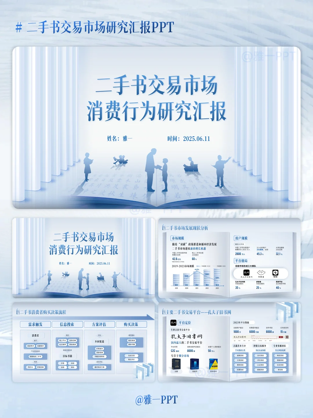 告别“水报告”：数据提升二手书PPT深度！