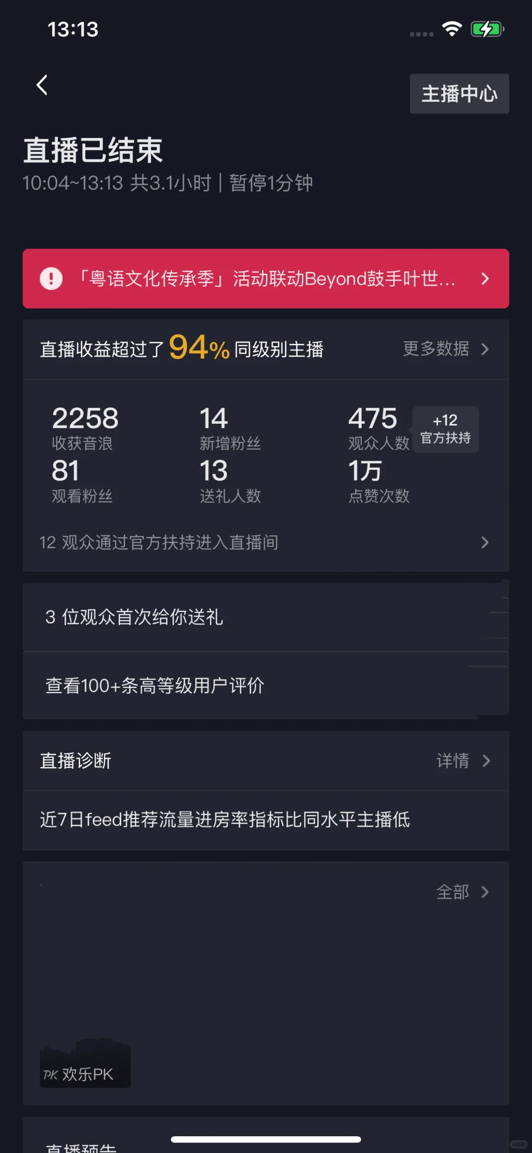 直播51天