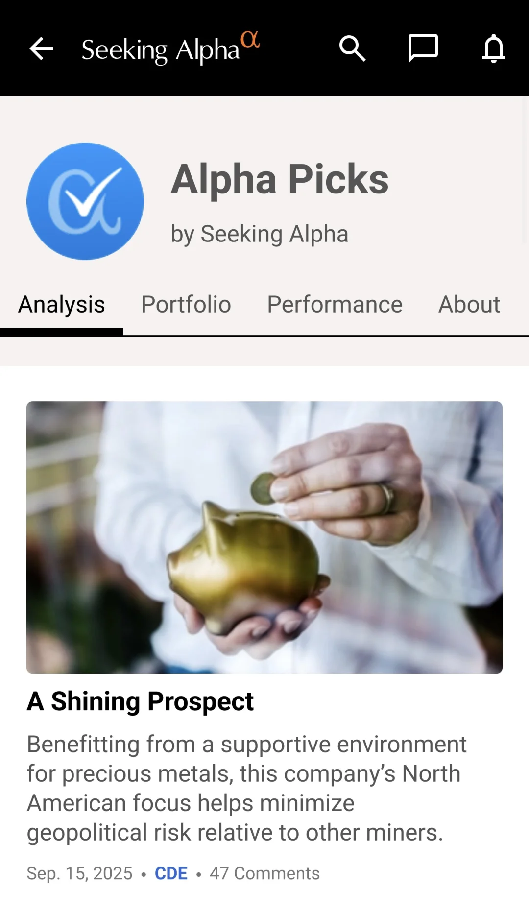 Seeking Alpha Picks2025.09.15新增企业