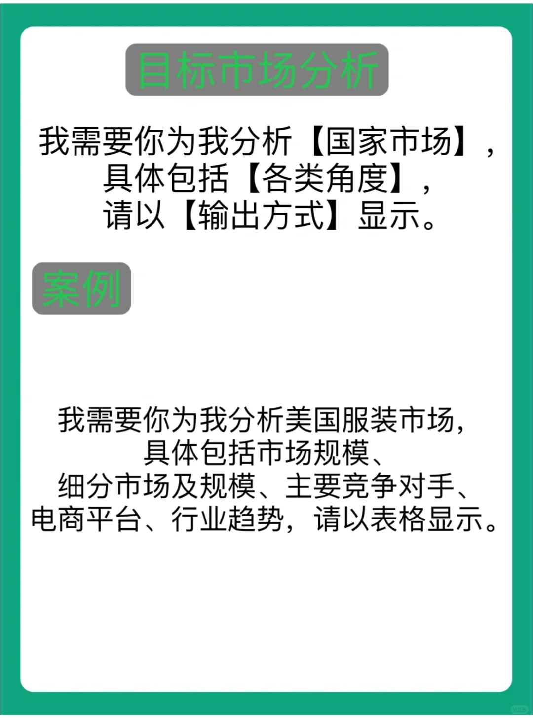 谁还不会用chatgpt做市场调查！