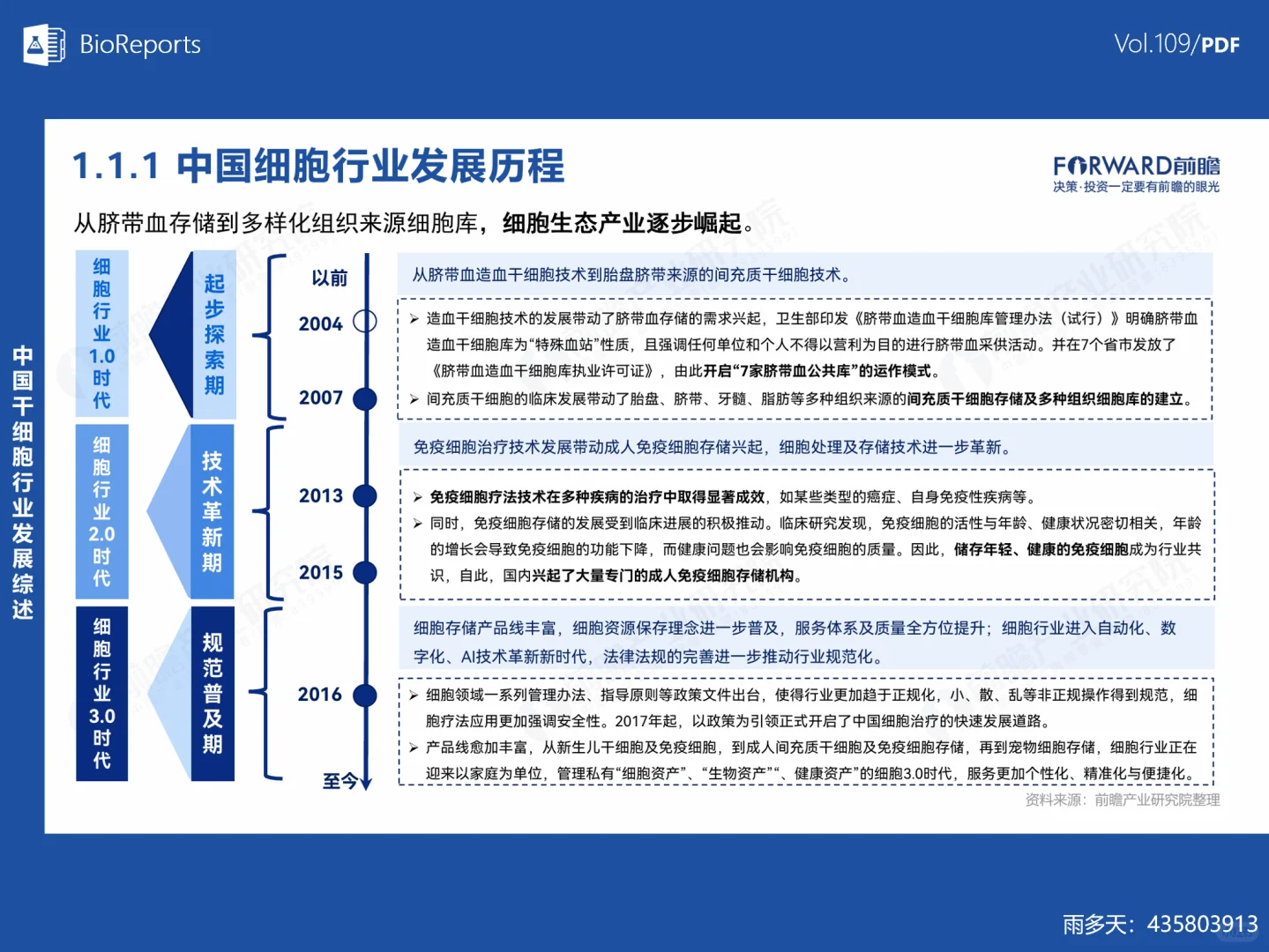 中国干细胞行业市场研究报告