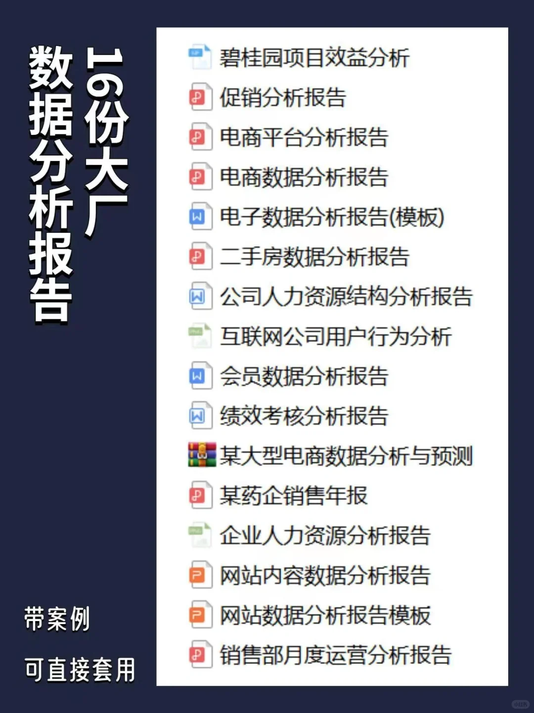 不会做数据分析报告？模板拿去直接套用！