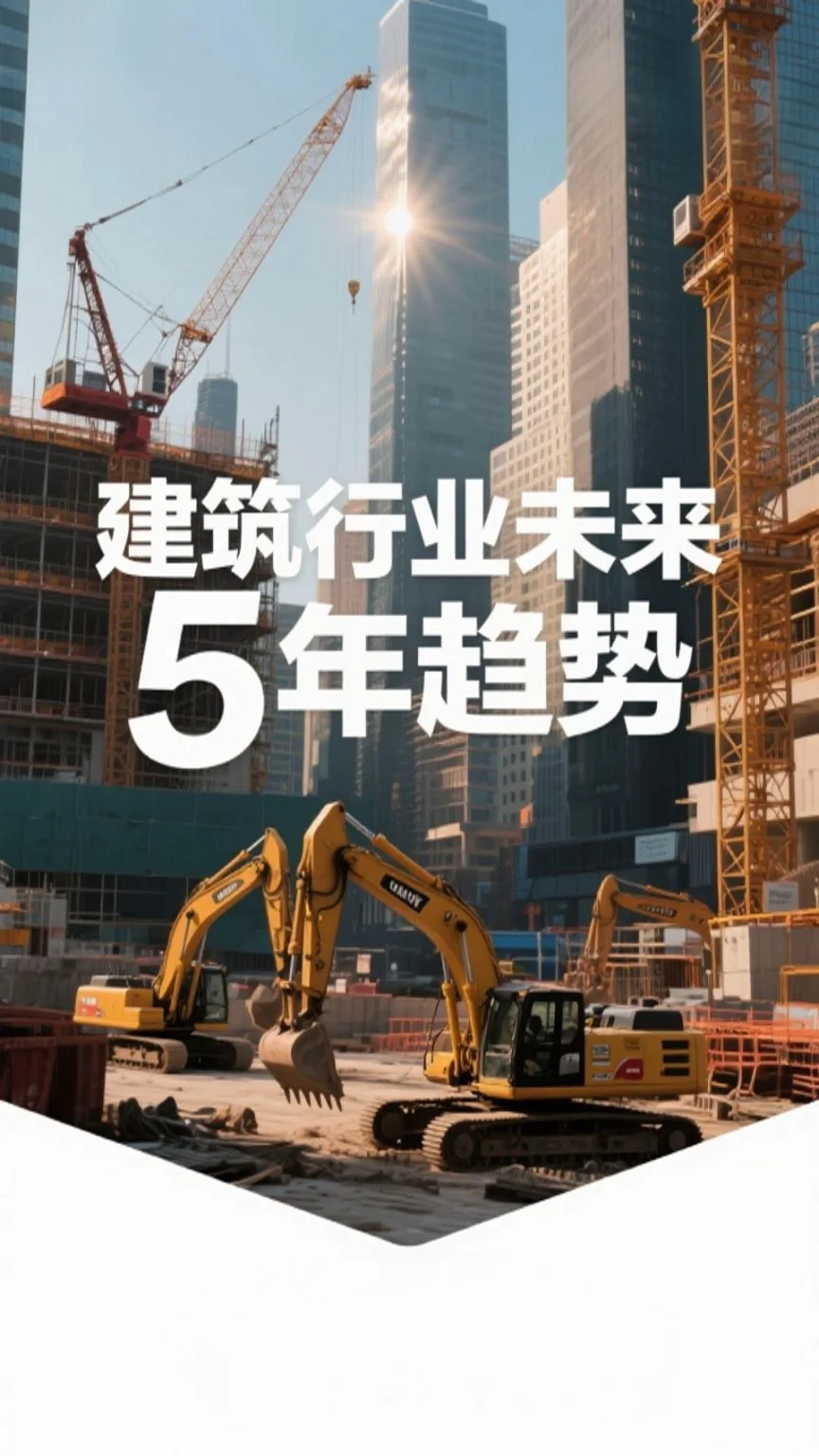 建筑行业未来5年趋势，建议收藏✅