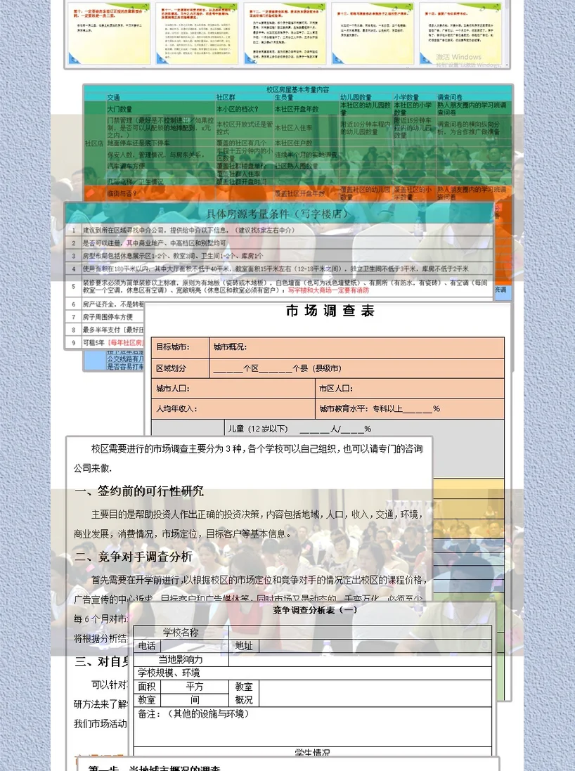 教育培训机构招生市场调研分析报告方案
