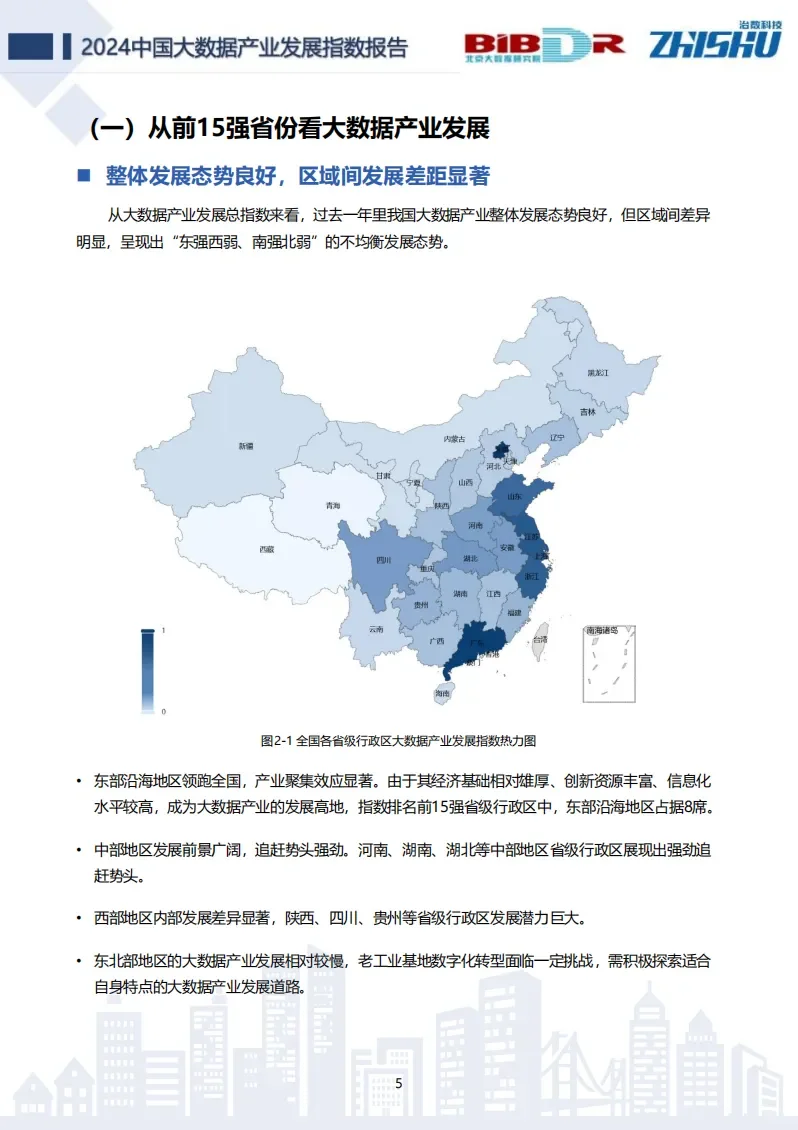 中国大数据产业发展指数报告(2024版)