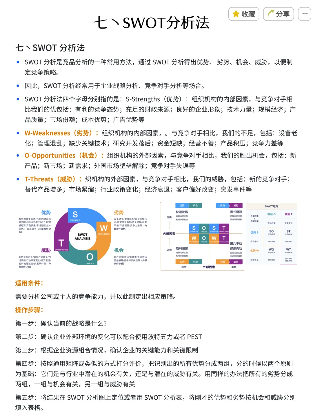 周末调休写了篇16种竞品分析方法（小白必备