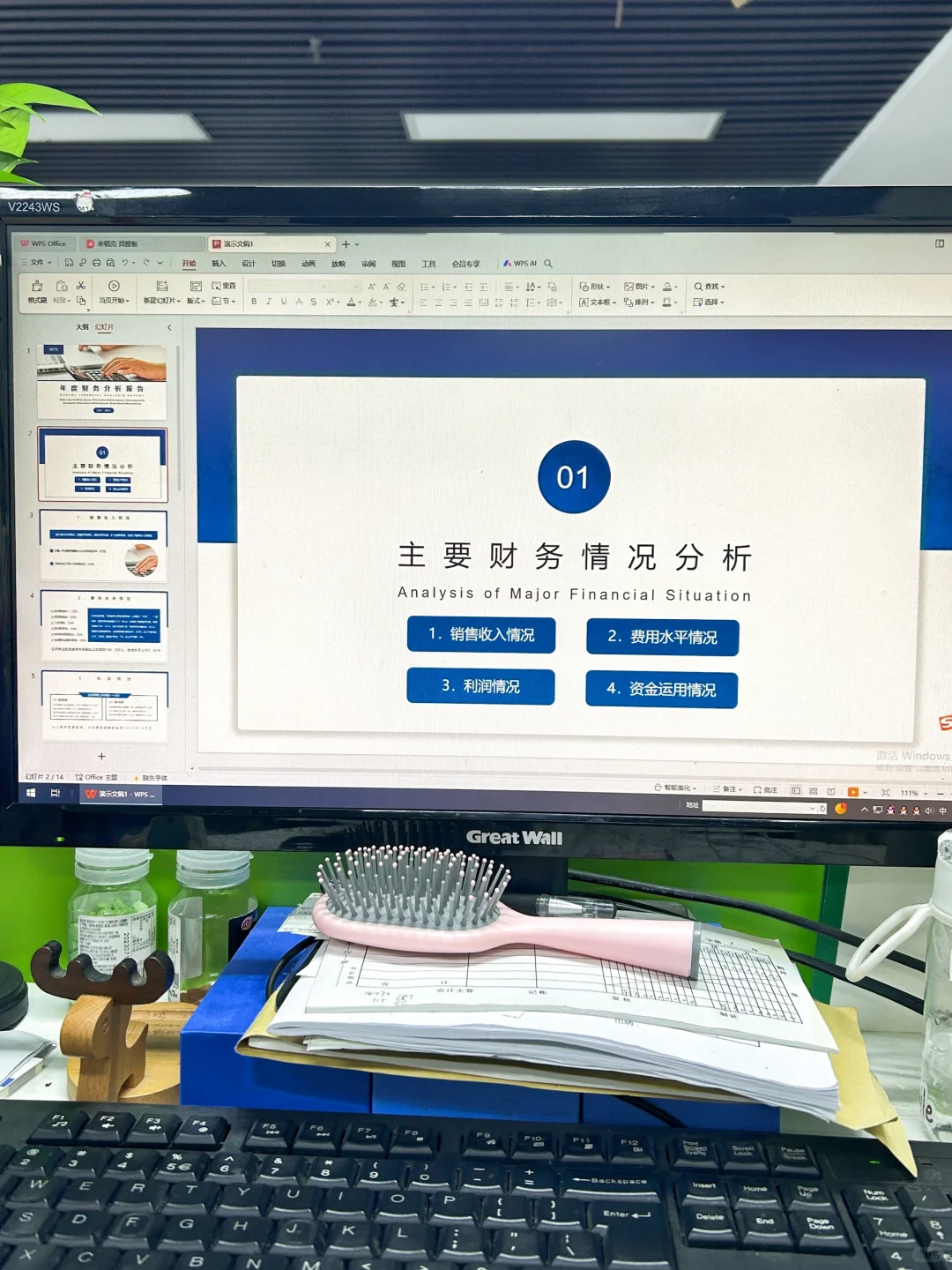 这才是老板想看的年度财务数据分析报告❗️