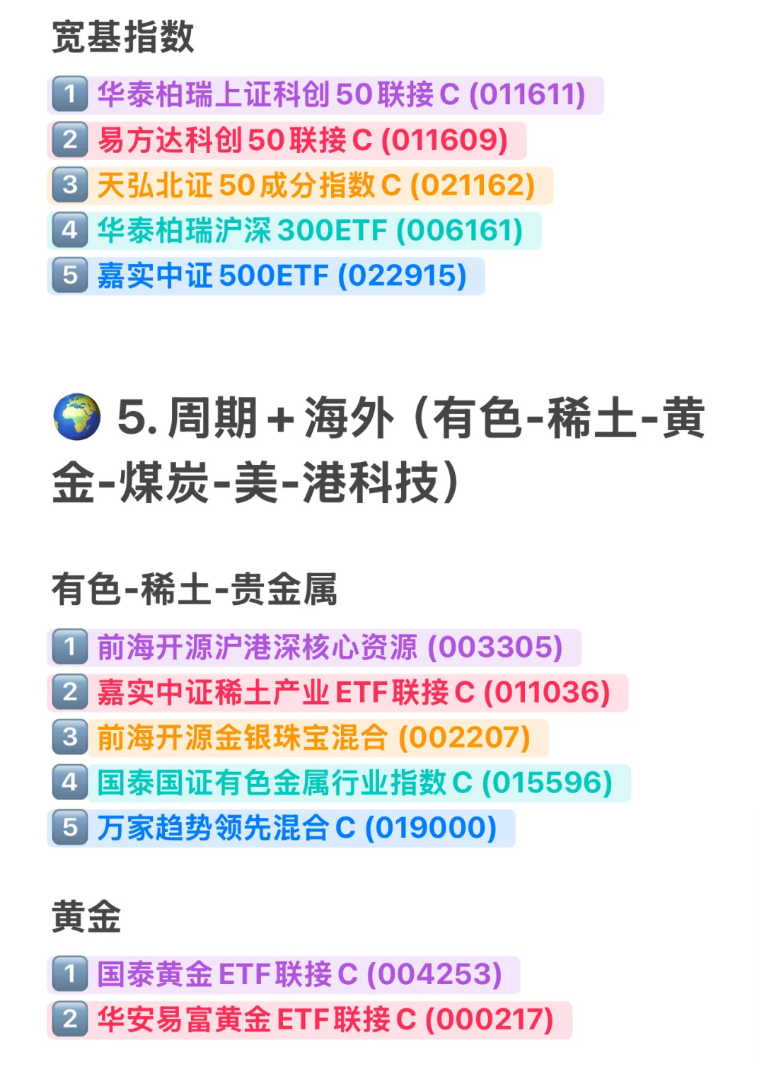 热门🐔金分类大全（10月最新版）