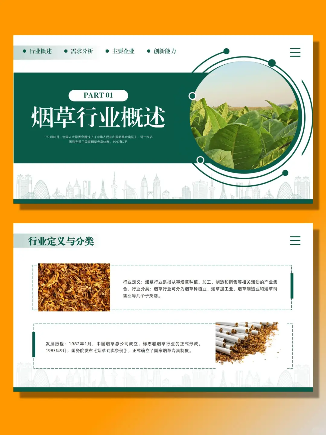 烟草行业分析报告PPT