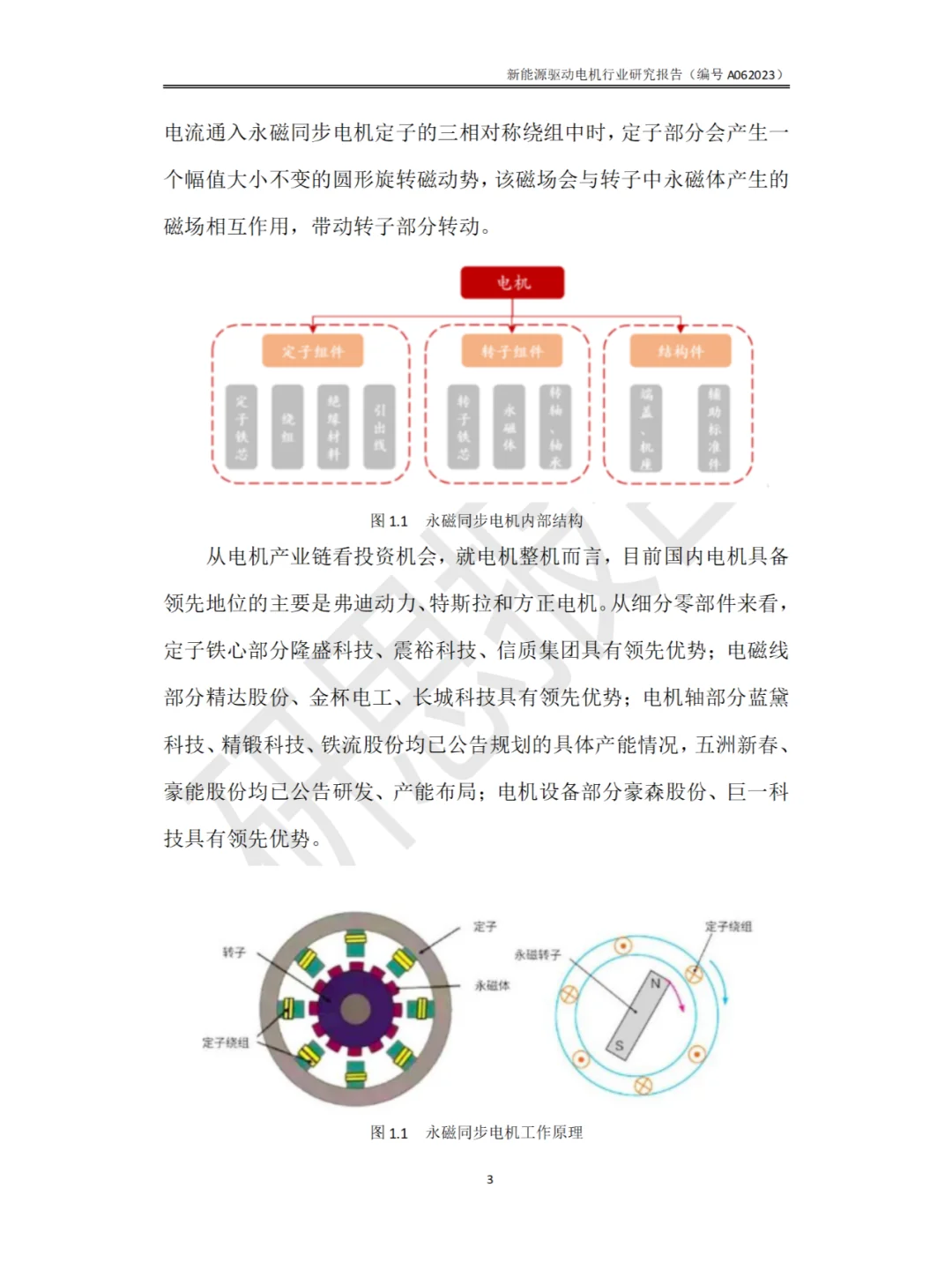 新能源驱动电机行业研究报告