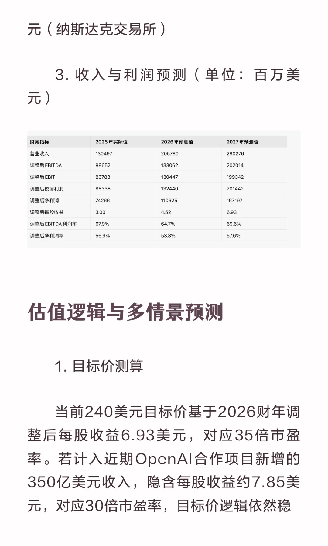 巴克莱研报：上调英伟达至240美元，市值剑