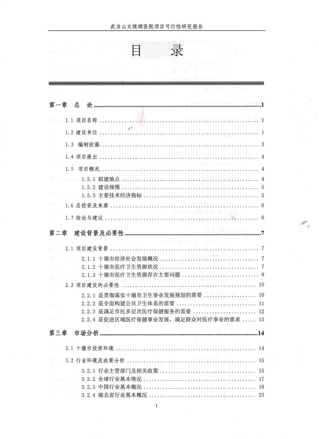 医院项目可研报告
