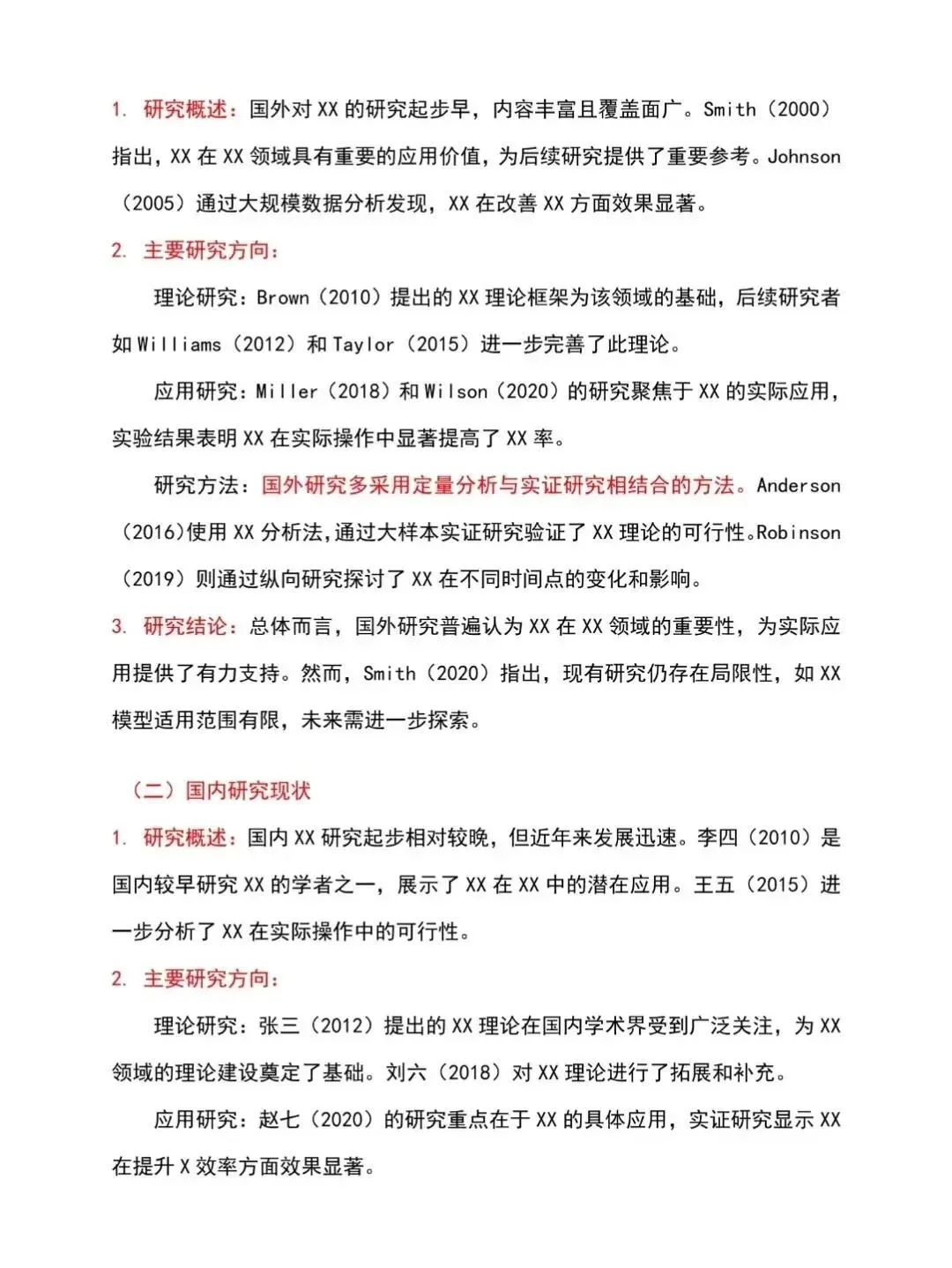 开题报告中最难的部分:国内外研究现状