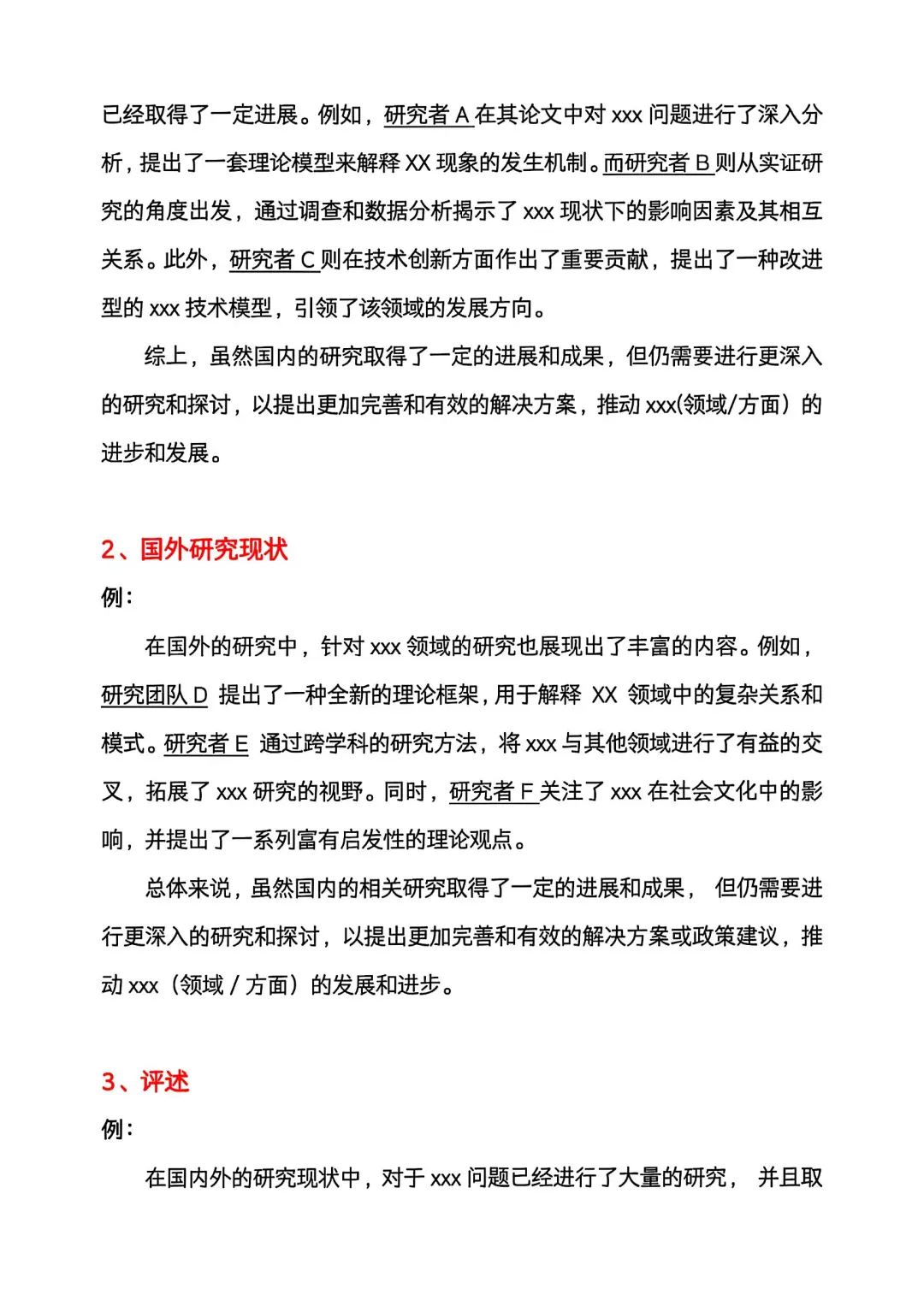 国内外研究现状很好写啊