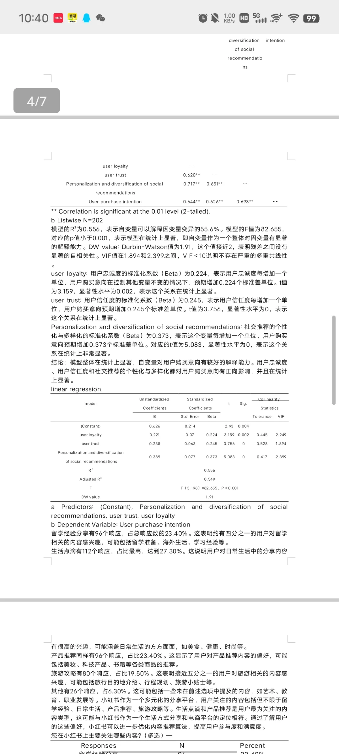 这是标准的SPSS数据分析报告