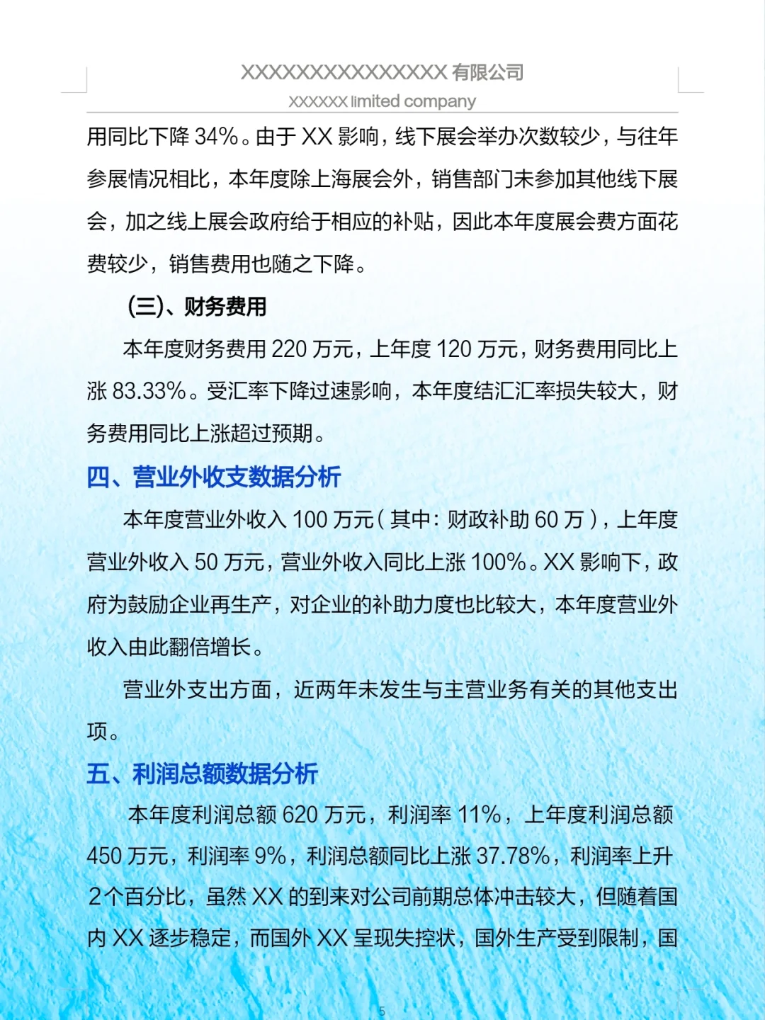 头一次见到这么漂亮的财.务数据分析报告~