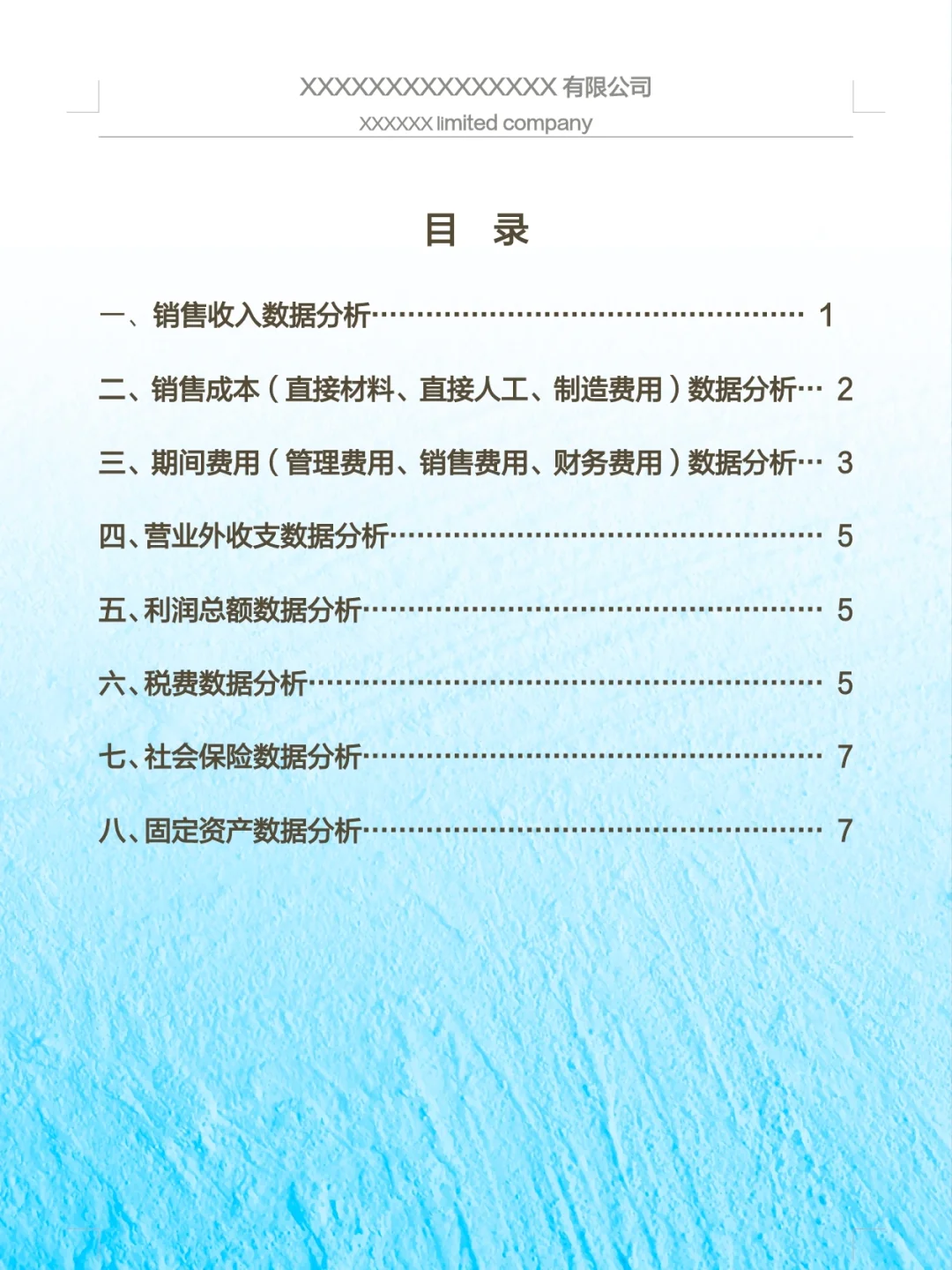头一次见到这么漂亮的财.务数据分析报告~