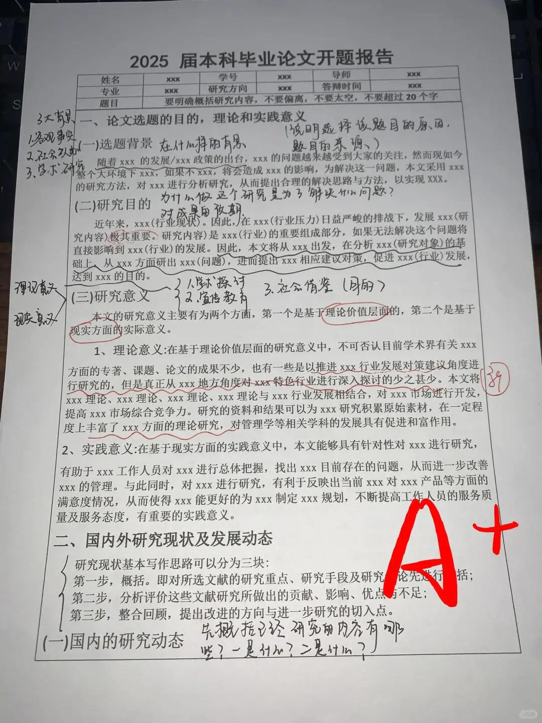 为什么我写完开题报告才看到啊啊啊