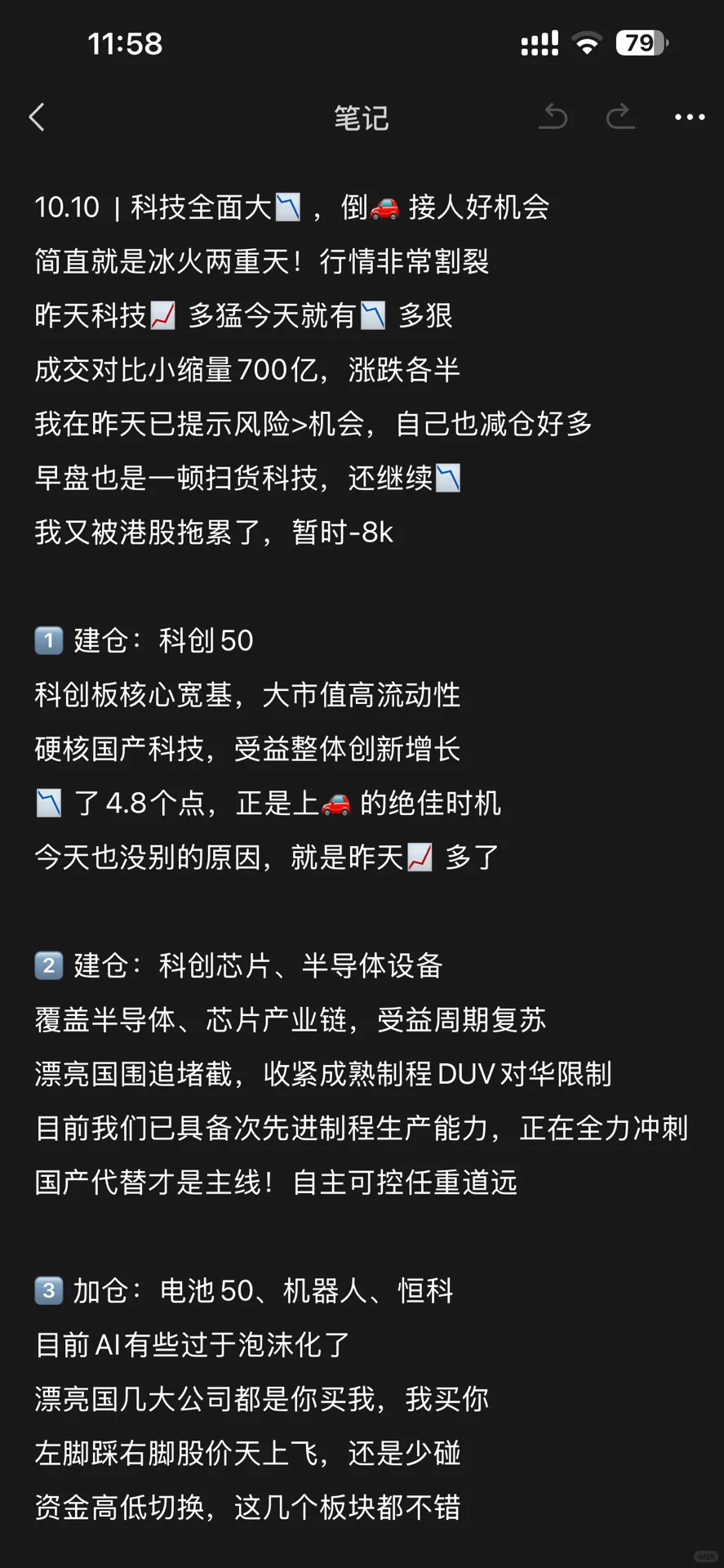10.10｜科技全面大📉，倒🚗接人好机会