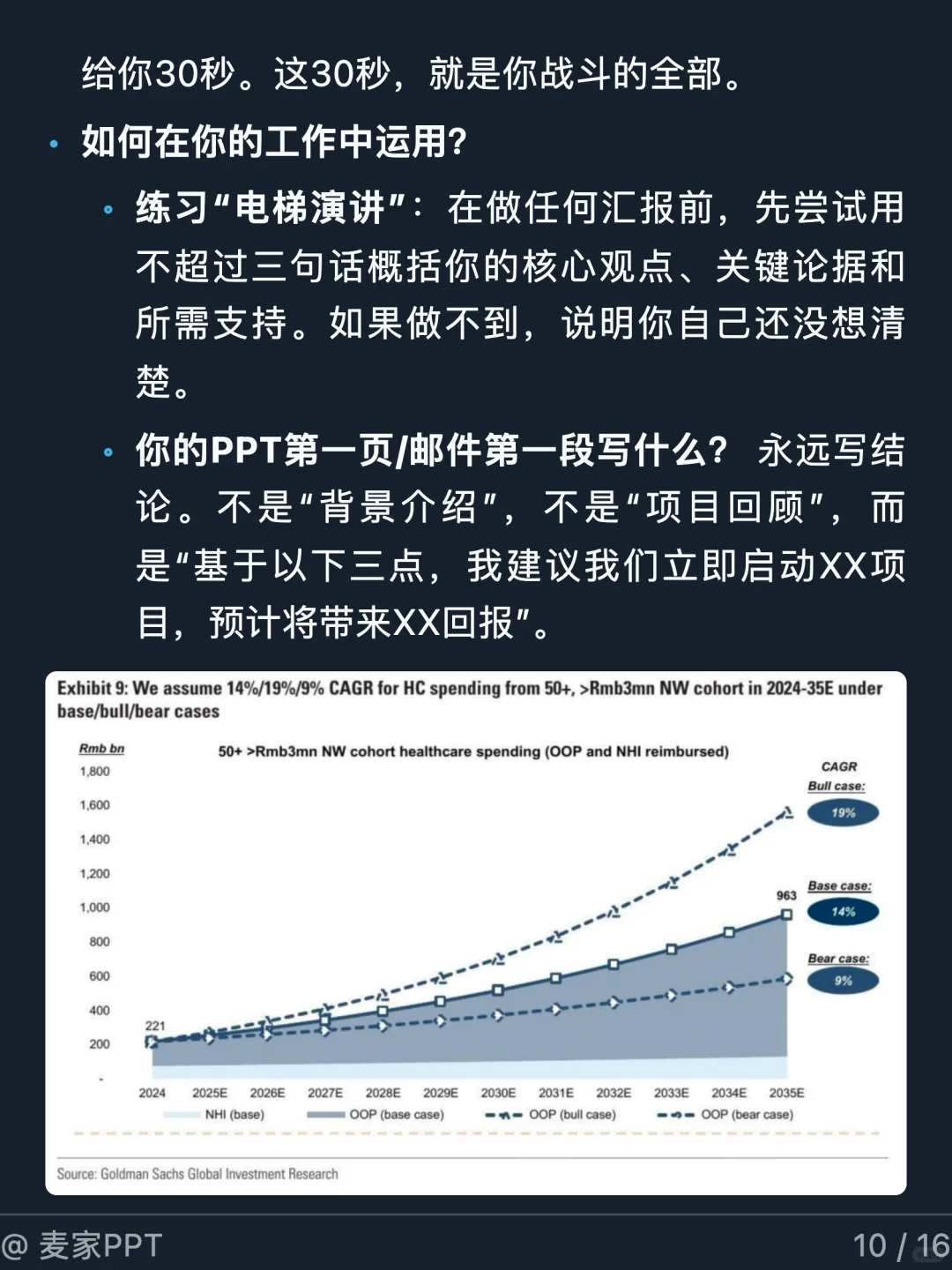 如何像高盛一样思考，写出高水准的报告