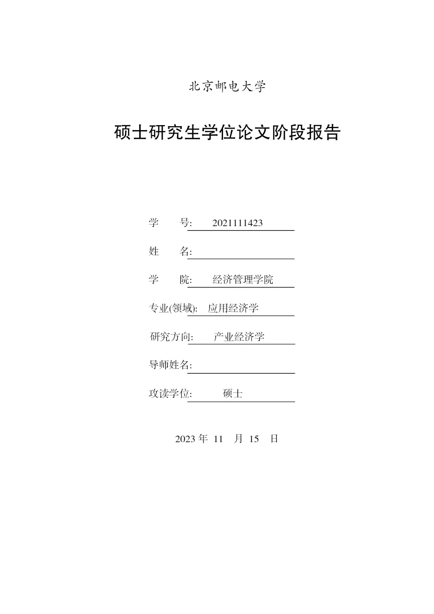 中期检查报告