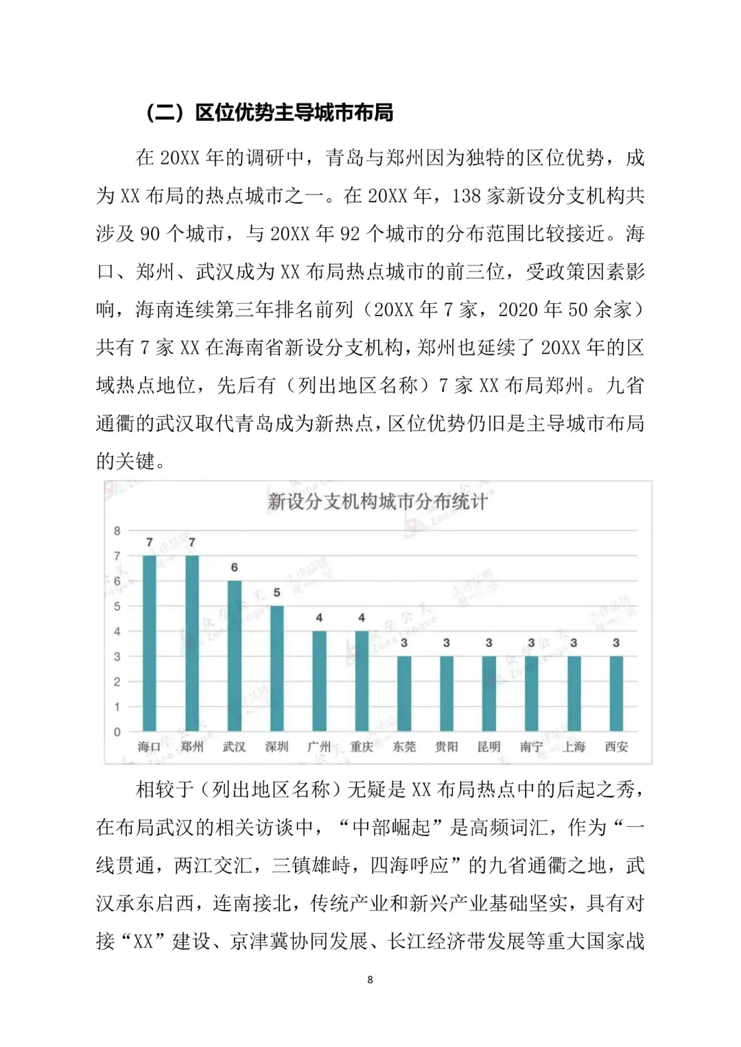 行业调研报告通用模板，结构思路值得参考✌