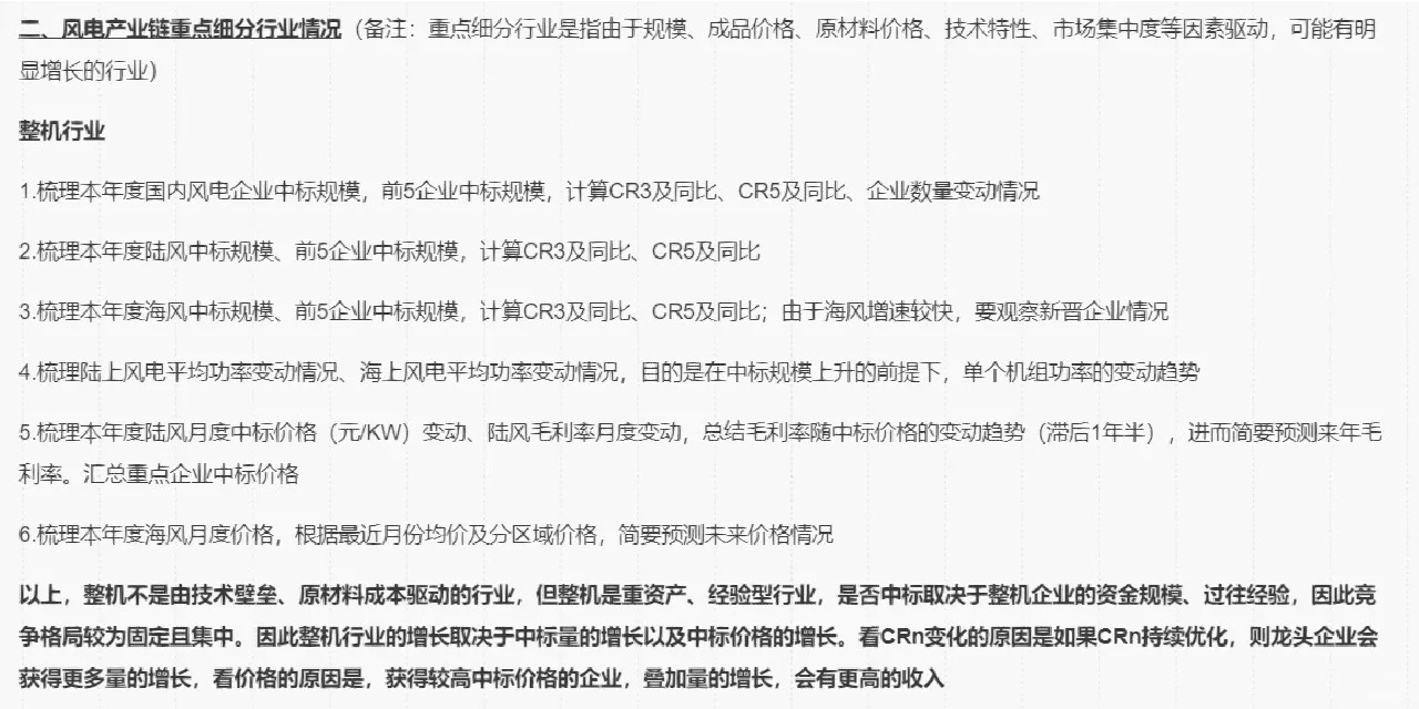风电年度策略分析报告逻辑梳理（总篇）