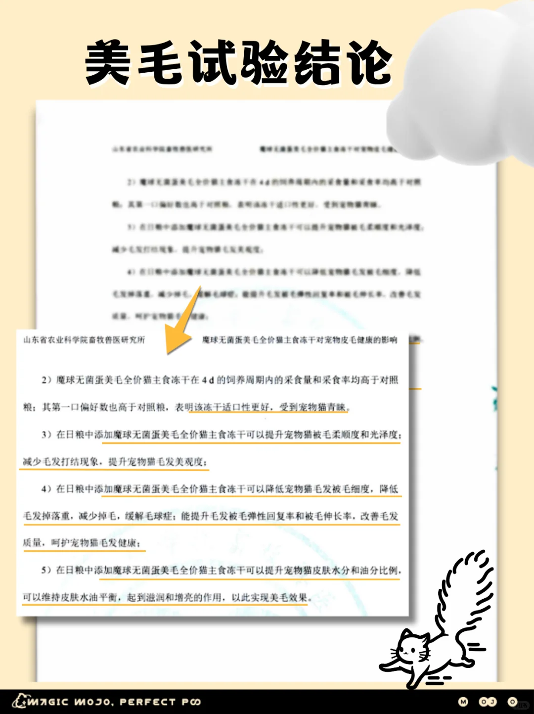 报告»45天爆改炸毛小猫📑 山东农科院实证 ✅