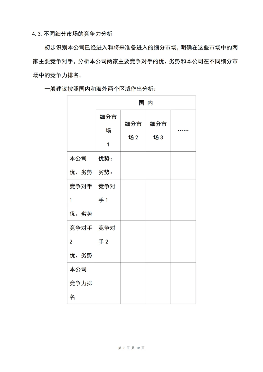 市场调研报告万能模版🔥正在写作的看过