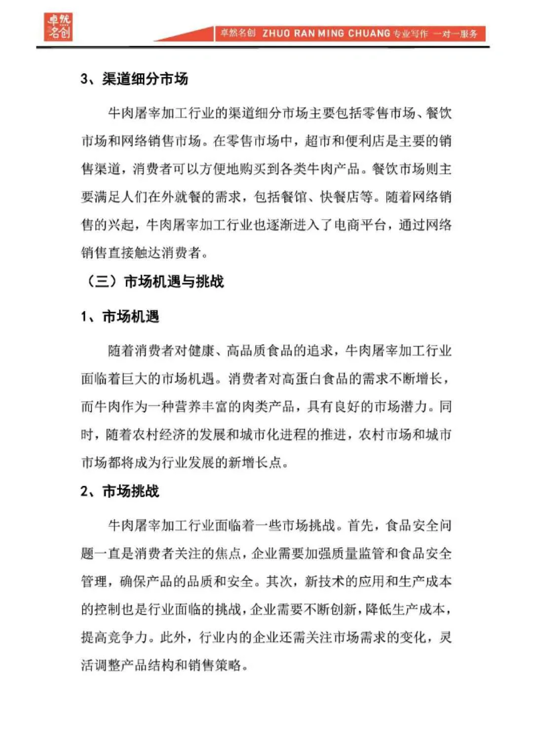 写好行业市场分析报告，项目成功一大半！