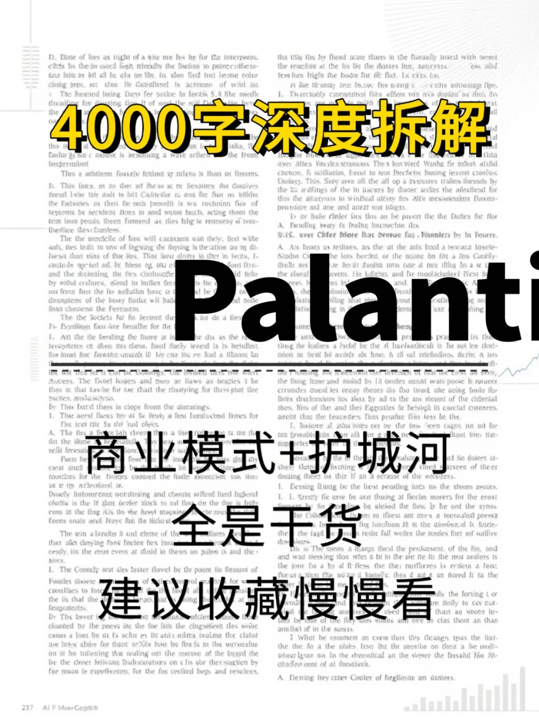 Palantir Technologies Inc4000 字深度研报