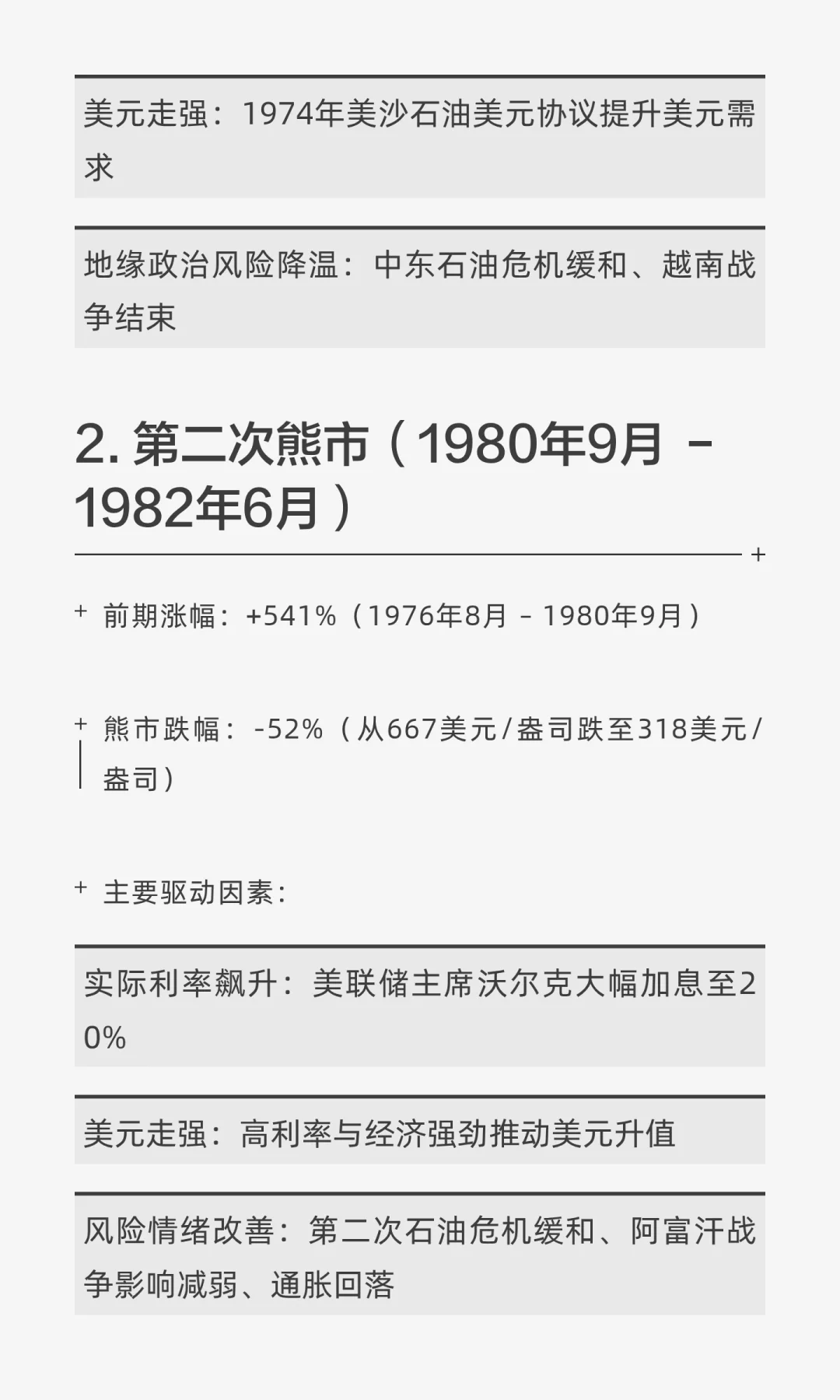 以史为鉴！黄金历史上的五次暴跌回顾
