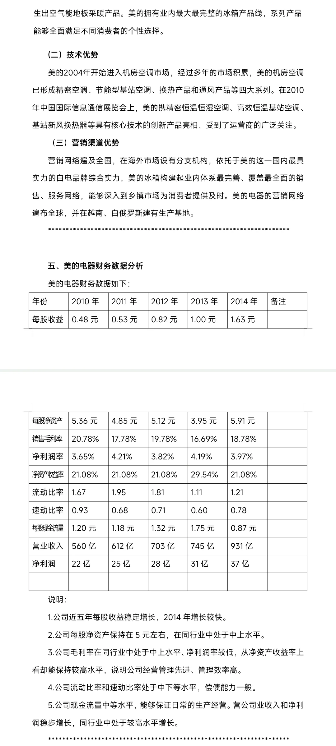 股票分析报告