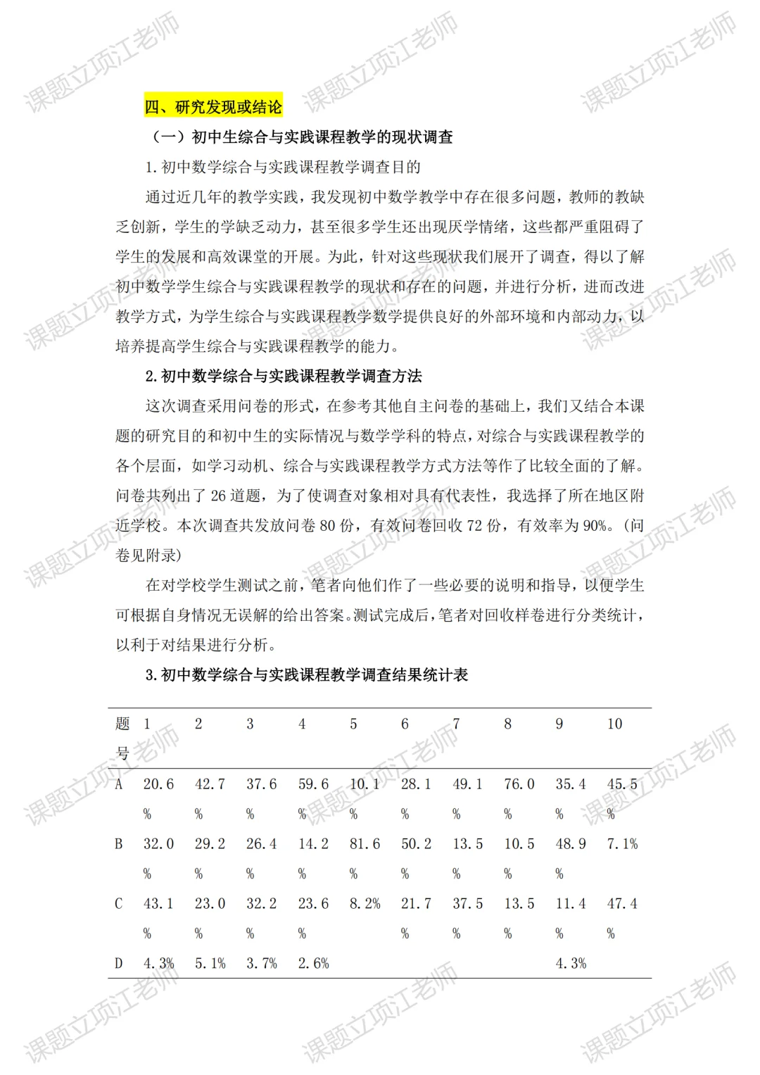 评委一眼赞口不绝的课题研究总报告