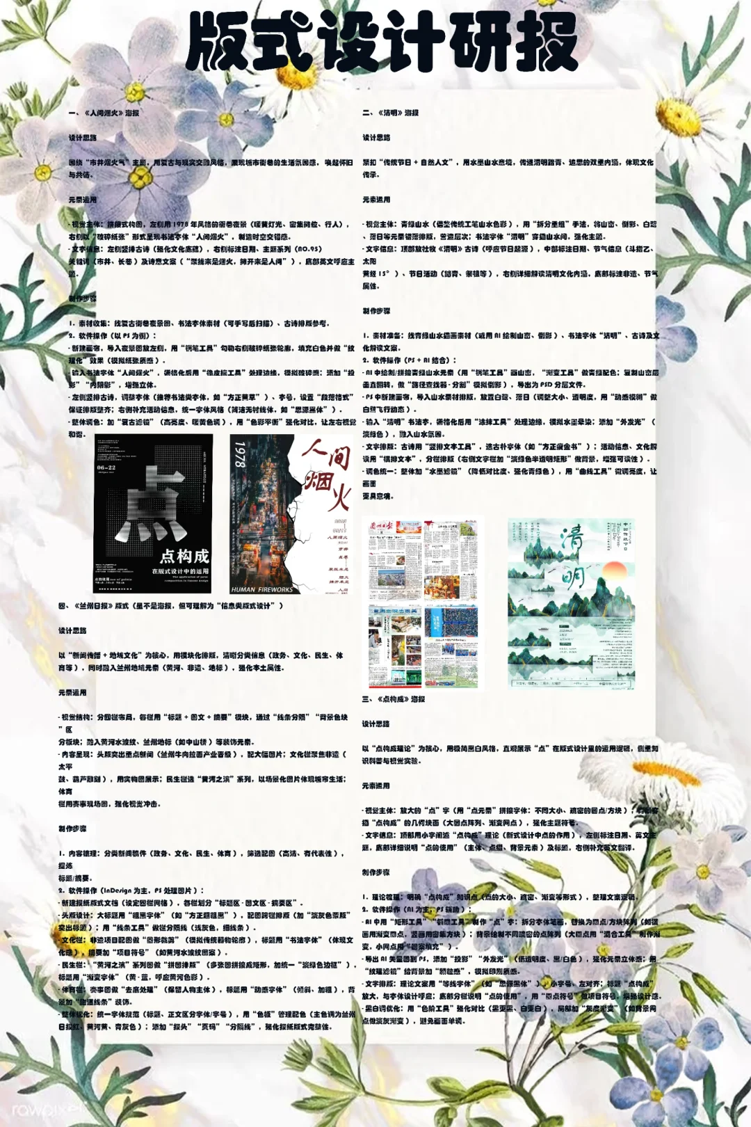 版式设计/学习研报