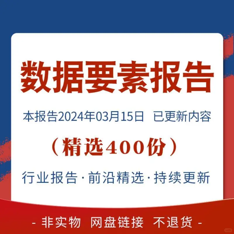 2024数据要素市场分析｜治理建设指南
