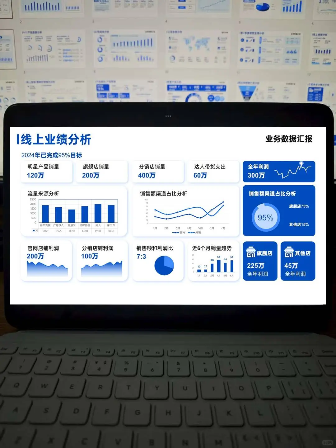 一些堪称完美的销售数据汇报ppt❗️