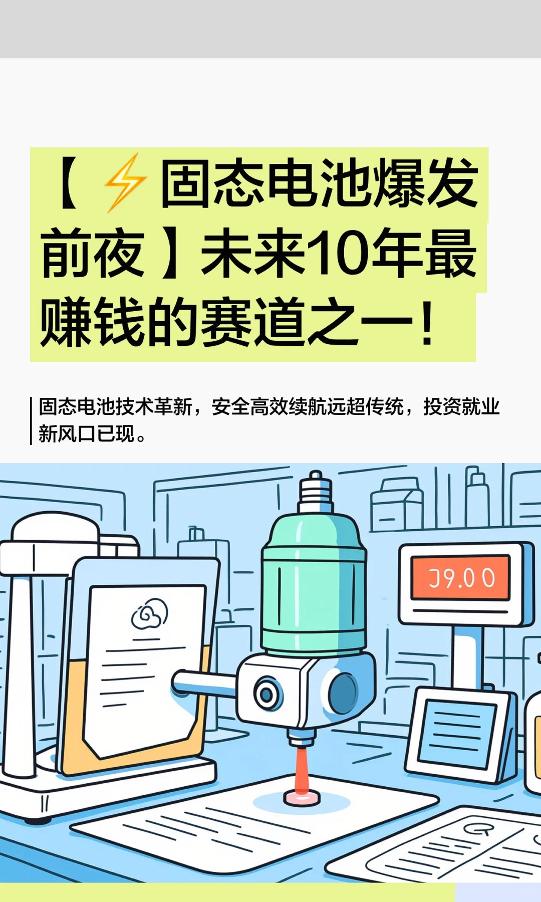 【⚡️固态电池爆发前夜】未来10年最赚钱的