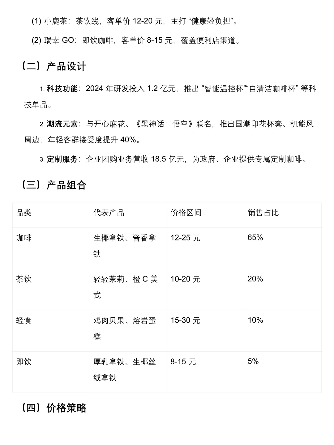 瑞幸咖啡丨市场调研报告模板！速速🐴住！