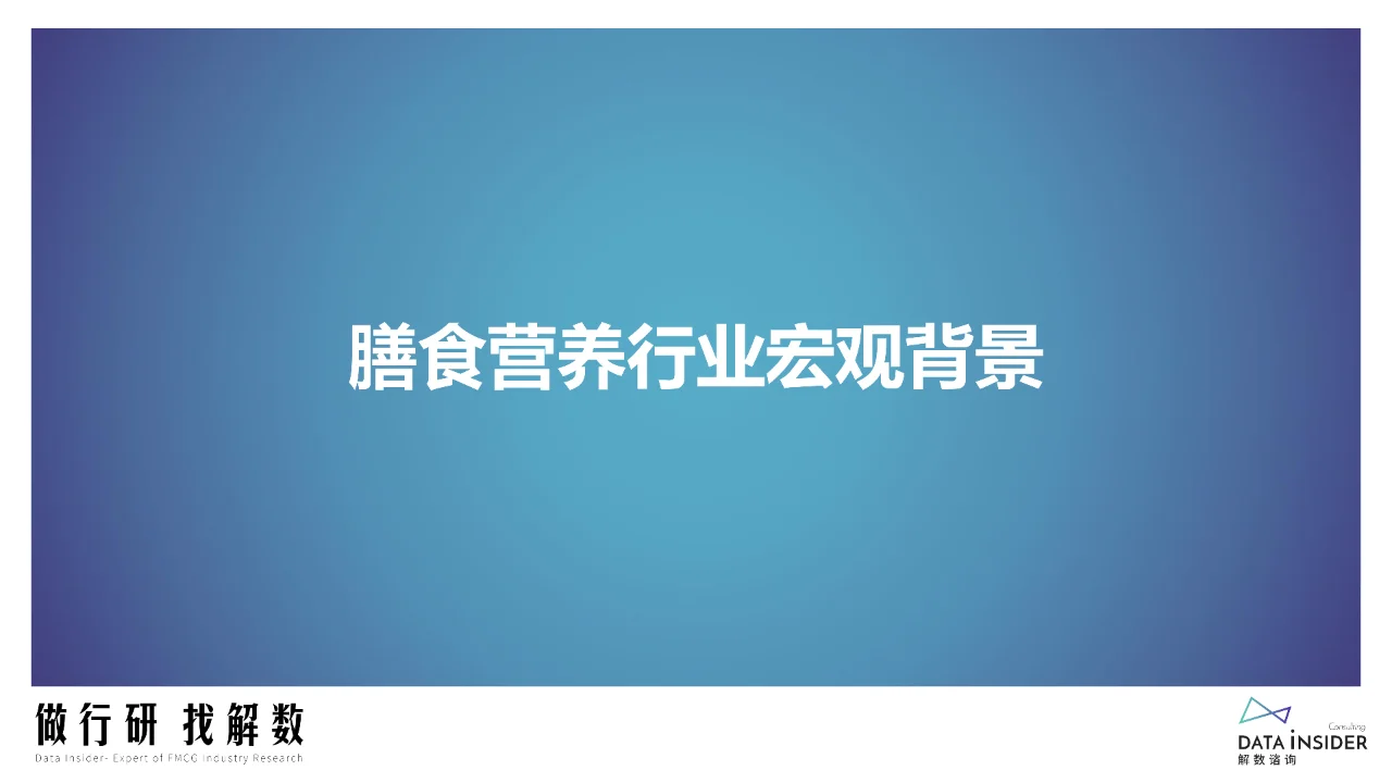 膳食营养-益生菌行业调研报告
