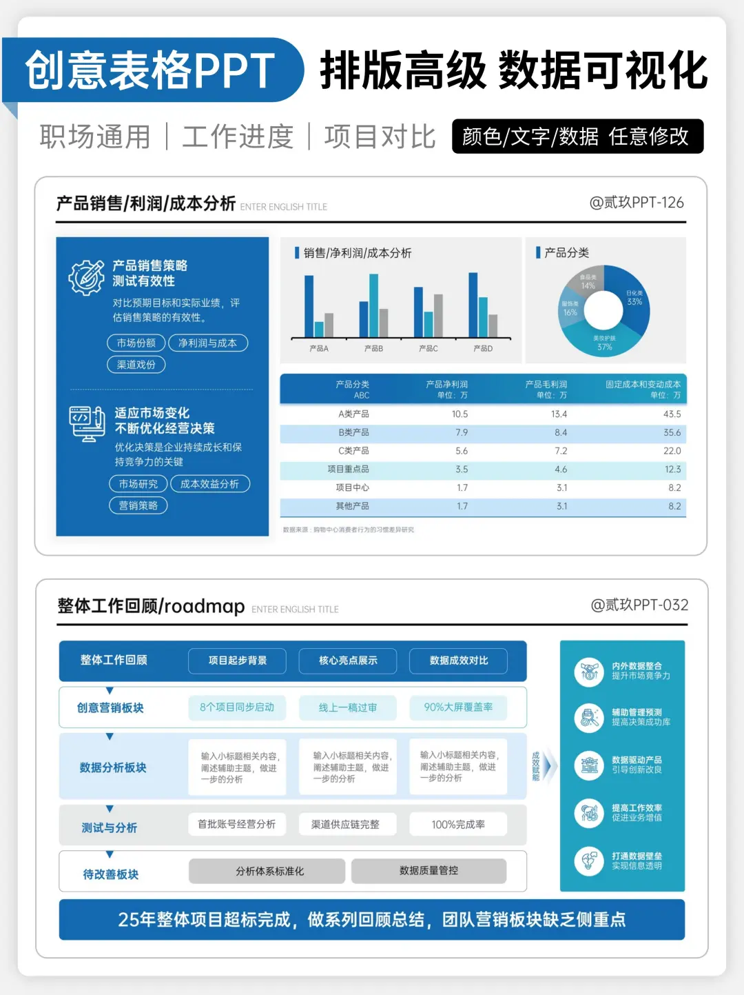 别再用PPT自带表格了好吗？好的