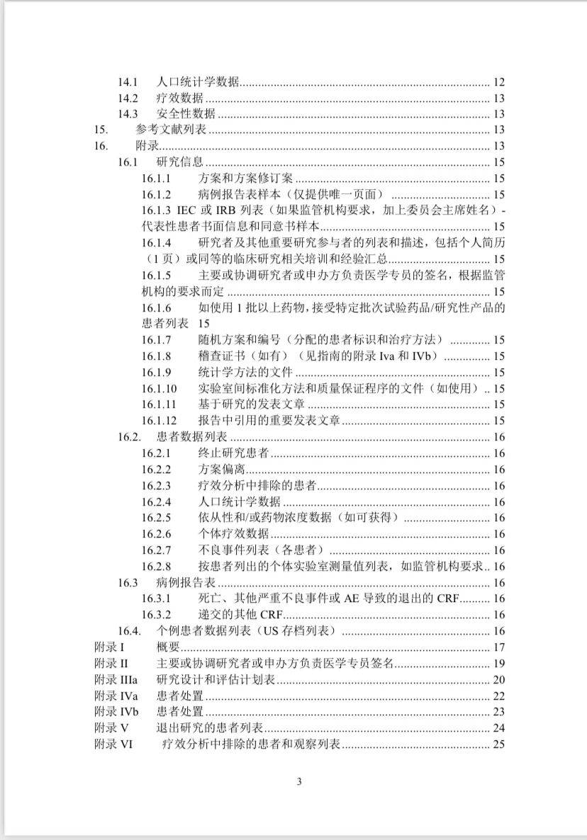 分享临床研究报告撰写要求