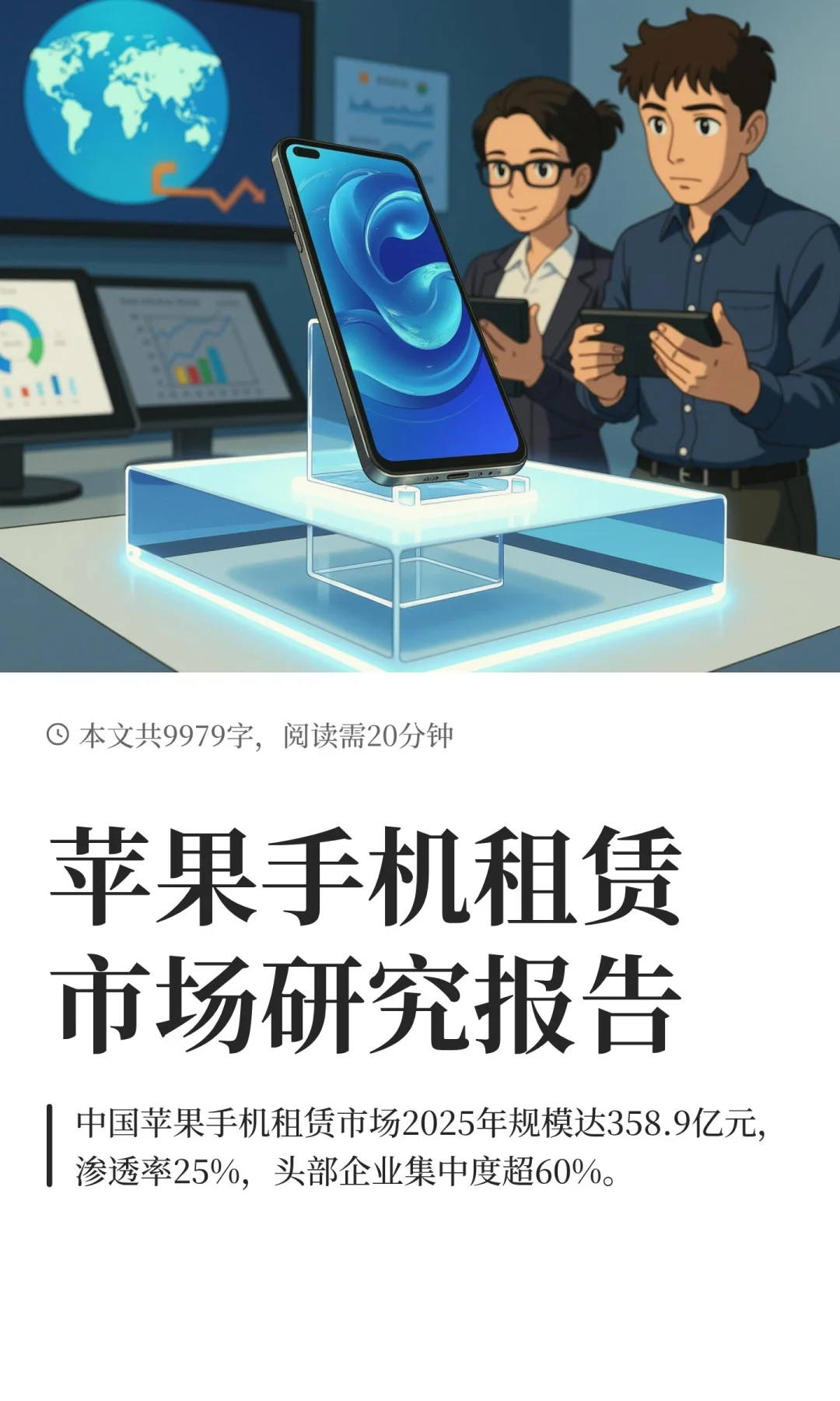 苹果手机租赁市场研究报告