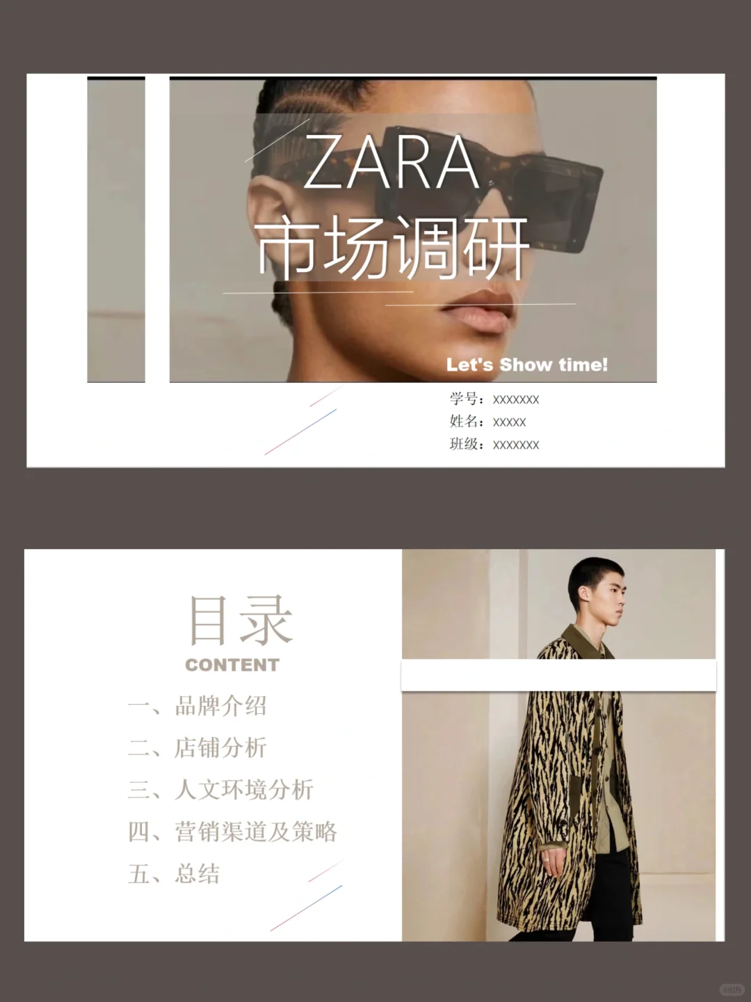 ZARA品牌市场调研PPT
