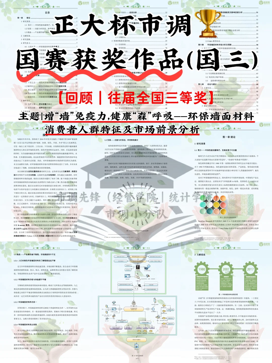 正大杯市调大赛｜国赛获奖作品学习｜国三