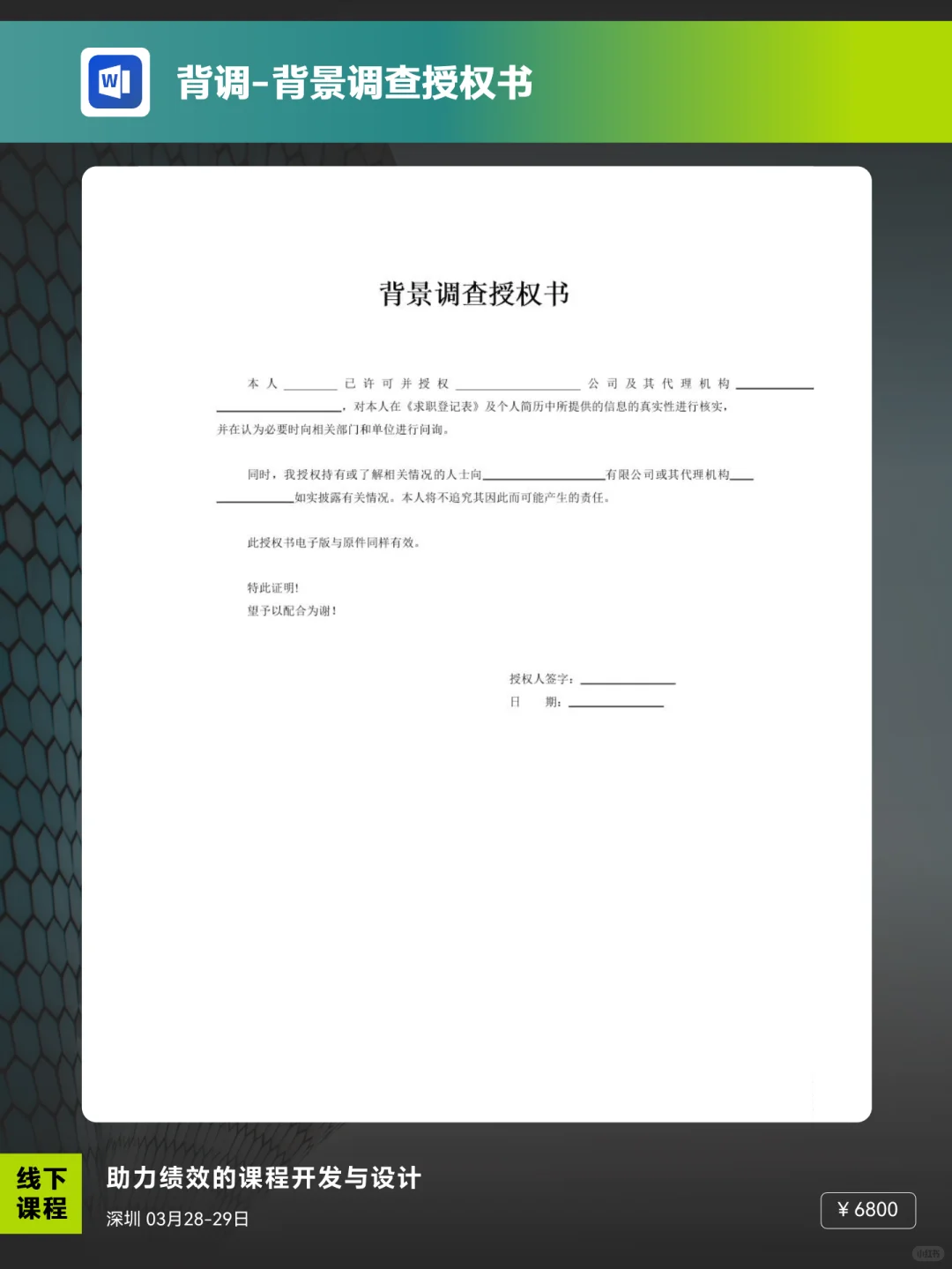 背景调查模板报告