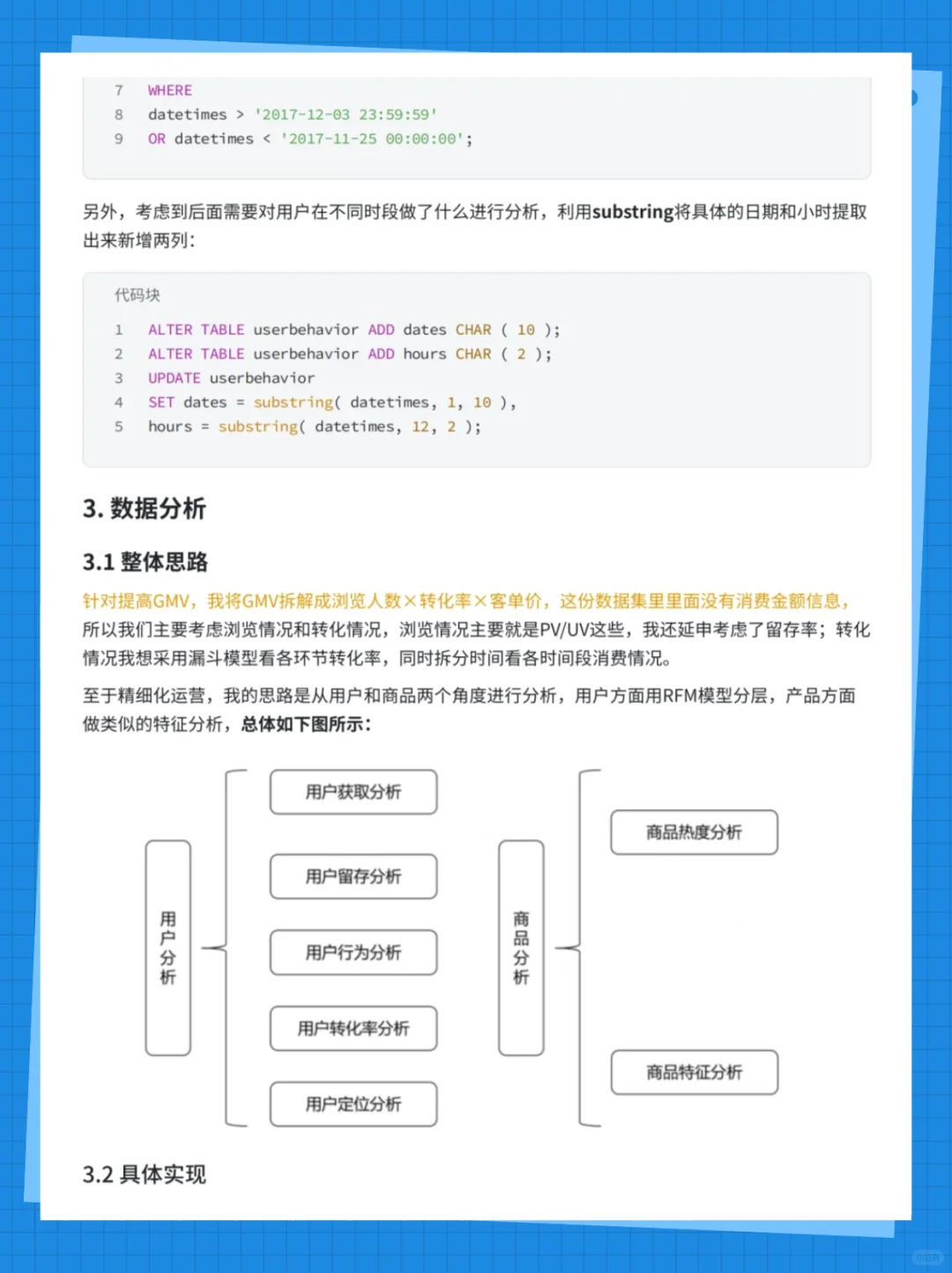MySQL项目实战丨电商用户行为数据分析