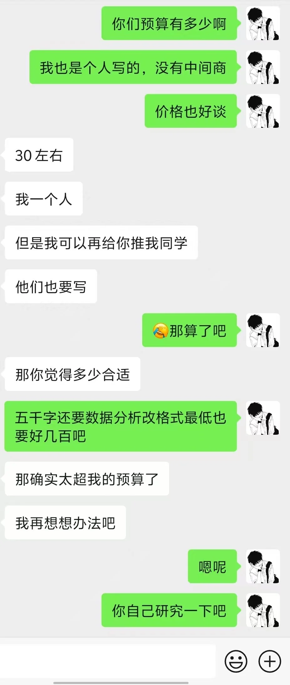 5000字调研还有数据分析30r预算