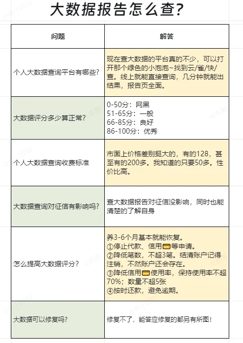 个人大数据报告怎么查？